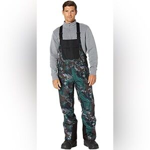 NWT!! Obermeyer Men’s Insulated Waterproof Camo Ski Bib Pants Size Small